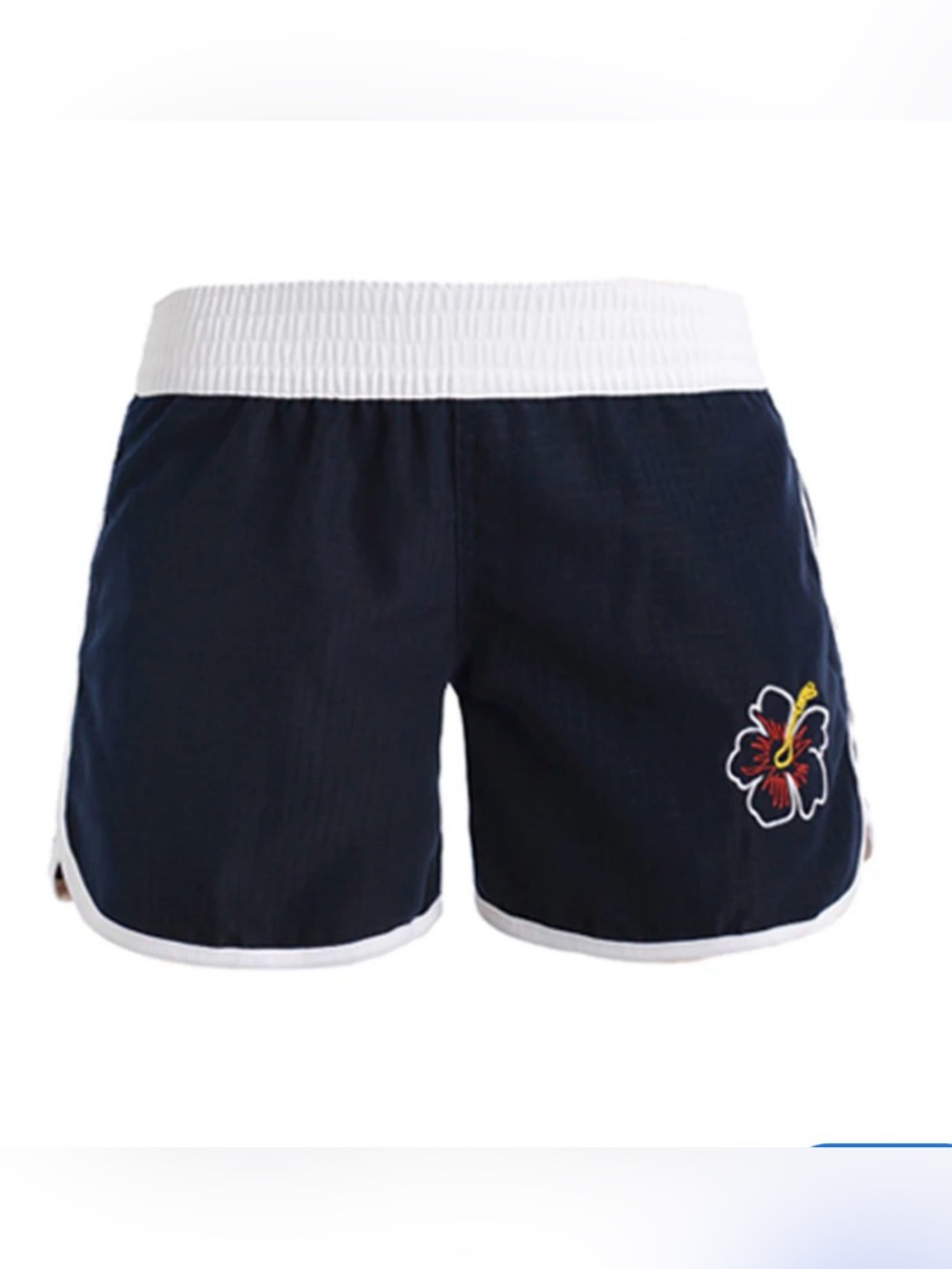 Women's Shorts/ Swim Trunks - Hawaii -navy white